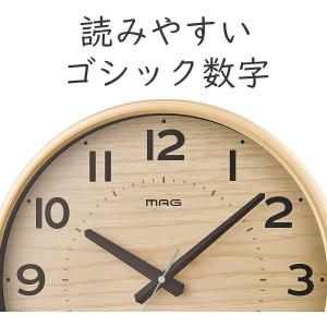 掛け時計 電波時計 アナログ ゴーフル 温度 ...の詳細画像2
