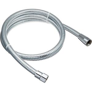 KVK ニューハイメタルホース シルバー 1.8M ZKF2NH-180 (ハ゜ックなし)