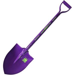 浅香工業 金象印 ショベル 丸 全長970mm エヴァンゲリオンコラボデザイン 初号機モデル パープル×グリーン