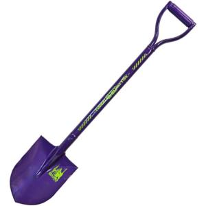 浅香工業 金象印 ショベル 丸 S 全長815mm エヴァンゲリオンコラボデザイン 初号機モデル パープル×グリーン