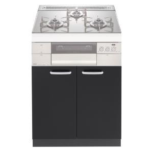 ノーリツ ビルトインコンロ 専用キャビネット（ブラック）