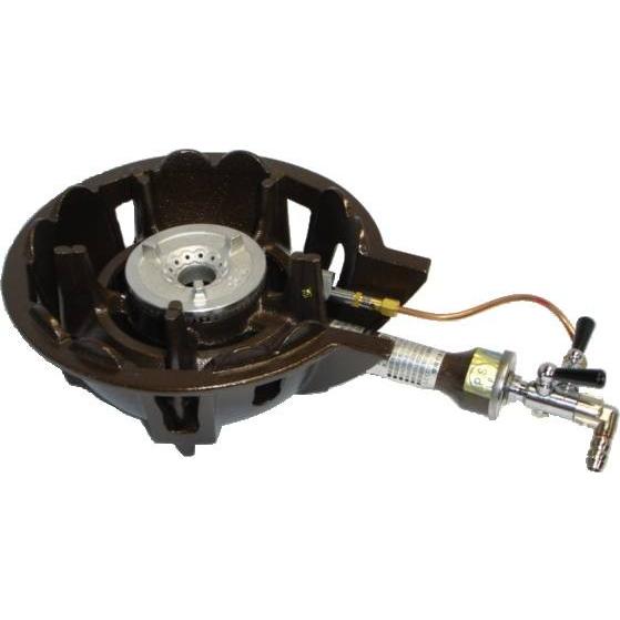 タチバナ製作所 鋳物コンロ(ハイカロリータイプ) 一重小 種火付 底枠付 TS-501P (業務用ガ...