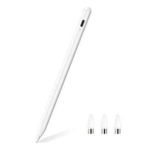 タッチペン KINGONEスタイラスペン 極細 超高感度 iPad/スマホ/タブレット対応 磁気吸着機能対応 ipad ペン USB充電式