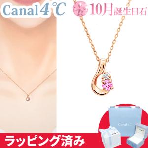 Canal4℃（カナルヨンドシー） リボン済&紙袋 4°c ネックレス 2月誕生日