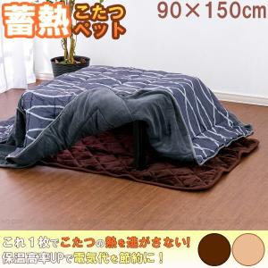 こたつ敷布団 長方形 蓄熱マット  / フランネル蓄熱こたつペット