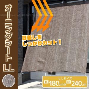 ブラウンオーニングシート LLサイズ 180×240cm 60139 / 日よけ