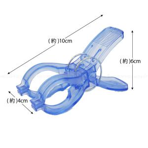 CLR ダブルバネワイド竿ピンチ 4個入 クリ...の詳細画像2
