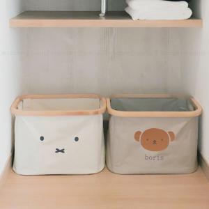オカトー 収納ボックス miffy バンブー ふた付き収納ケース LL 幅36