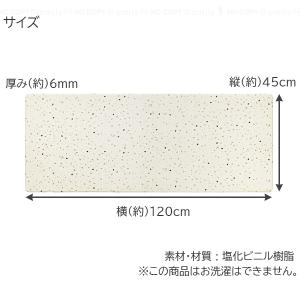 拭けるインテリアマット 45×120cm / ...の詳細画像3