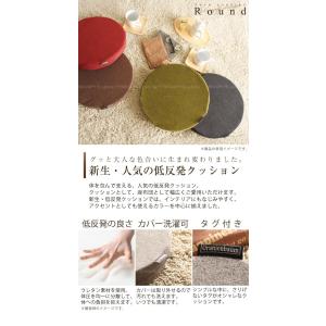 低反発ラウンドクッションの詳細画像1
