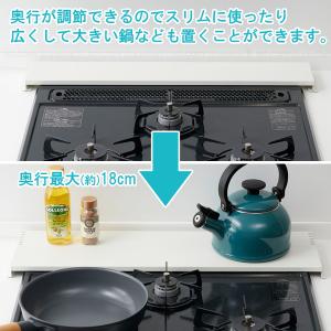 排気口カバー 奥行き調節タイプ 60cm / ...の詳細画像2