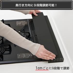 排気口カバー 奥行き調節タイプ 60cm / ...の詳細画像3