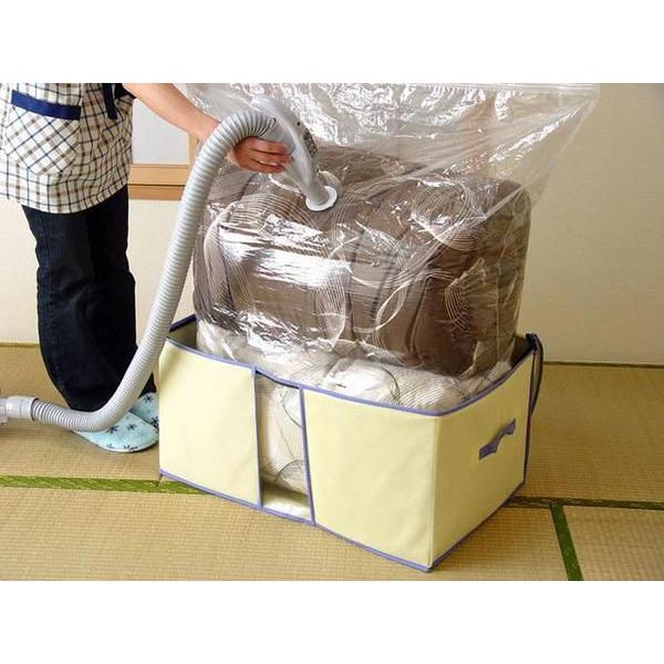 バルブ式ふとん圧縮袋 収納ケース付き