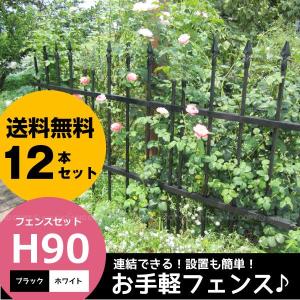 フェンスセットH90「お買い得12本セット」｜smile-hg