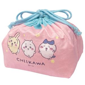 巾着弁当袋 ちいかわ 「普通郵便送料無料」/ キャラクター 巾着袋 お弁当袋 弁当箱 きんちゃく ランチバッグ ランチ巾着 給食袋 子供用 日本製 OSK