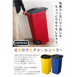 ゴミ箱 屋外 / キャスターペール 90C2 ...の詳細画像1