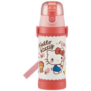 スケーター 保温 保冷 超軽量 2WAY ステンレスボトル 430ml おしりたん
