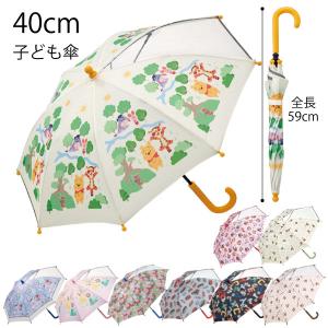 子ども傘 40cm / 対応身長 95〜105cm 対象 3.5〜5歳 59cm キッズ 子供用 傘 長傘  かさ 雨具 レイングッズ 保育園 幼稚園 キャラクター スケーター