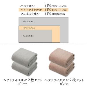 カラリデイ ヘアドライタオル 2枚組 / ヘア...の詳細画像5