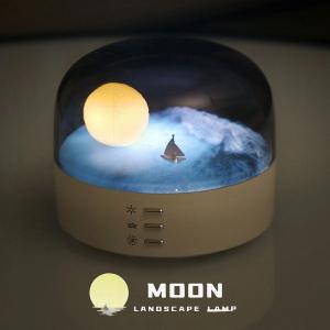 ジオラマランプ ムーン USB充電式