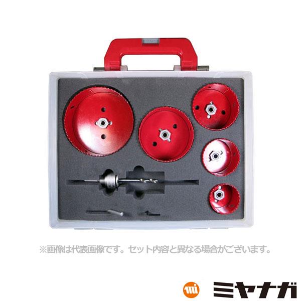 ミヤナガ SLPMBOX3 ホールソー ボックスキット バイメタルプラマスキット3 ストレートシャン...