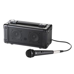 SANWA マイク付き 拡声器スピーカー MM-SPAMP4 SANWA SUPPLY（サンワサプライ） ワイヤレスマイク付き拡声器