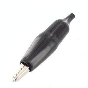ミヤマ電器 MJ-006 黒 ミノムシクリップB型 Mサイズ ワニ口クリップ 1