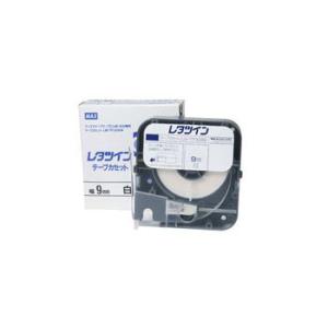 MAX マックス LM-TP309W 白 9mm幅/8m巻 レタツイン用テープカセット チューブマーカー LM91034 (29000180)@｜smile-honpo