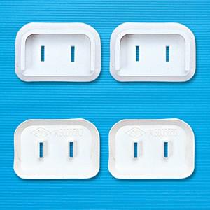 サンワサプライ プラグ安全カバー（2PL型用・スイングプラグ対応） TAP-PSC2N