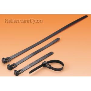 ヘラマンタイトン RF250-HSW リピートタイ 黒 耐候 耐熱 再結束 100本入 インシュロック 結束バンド (42030682)