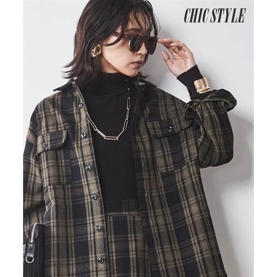 大きいサイズ レディース トップス 綿100％チェックシャツ シックスタイル対応 春秋冬 30代 4...