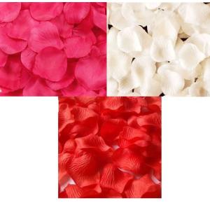 送料無料 フラワーシャワー バラ の 花びら 赤 ピンク 白 3色 900枚 セット / 造花 おも...
