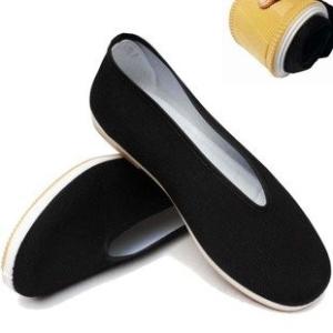 カンフー シューズ / ブラック 黒 布製 功夫 気功