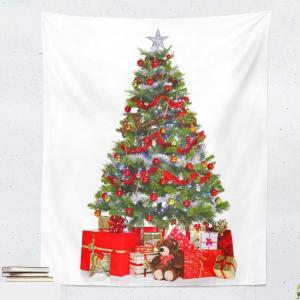 送料無料 クリスマスツリー タペストリー 壁掛け クリスマス 飾り Christmas クリスマスデコレーション インテリア 北欧 100*150cm