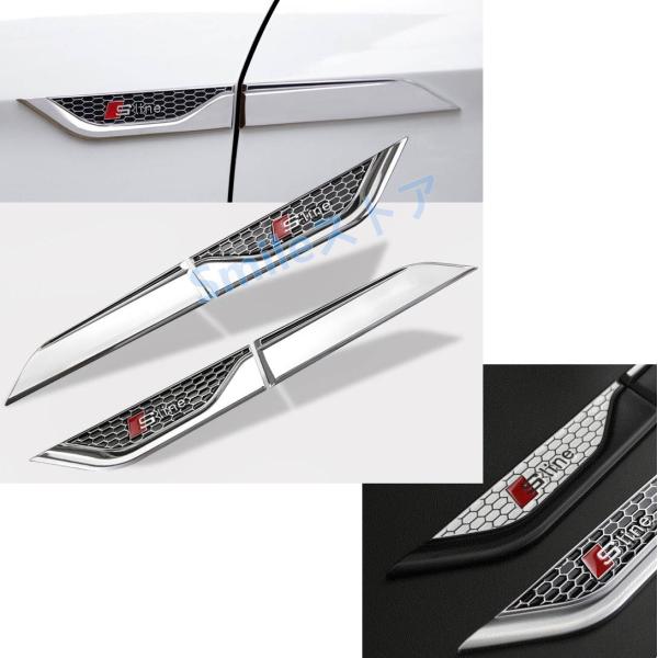 高品質 アウディ サイド フェンダー エンブレム 3選 A4A5A6A7A8S4S5S6S7S8RS...