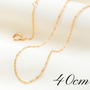 K18チェーンネックレス刻印あり 楽天市場】18金 ネックレス チェーン （スクリュー 40cm） K18 18K