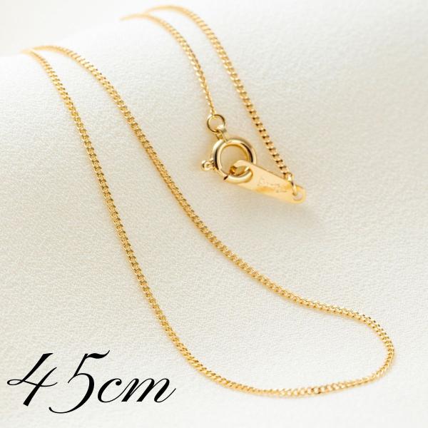 ネックレス チェーン 18金 喜平 アクセサリー 45cm K18 18K K18刻印 造幣局検定刻...