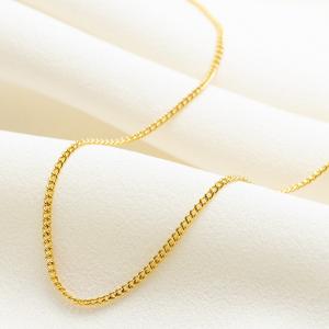 18金 メッキ 喜平 キヘイ チェーン ネックレス 45cm 18KGP イエロー