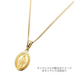 18金ネックレス ペンダント トップ マリアメ...の詳細画像4