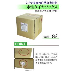 POWER7 水性タイヤワックス 18L コッ...の詳細画像1