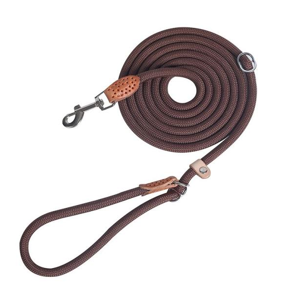 2.6M (8.5FT)スリップリードドッグリーシュ、ハンズフリーリーシュ多機能 、中型犬用ドッグト...