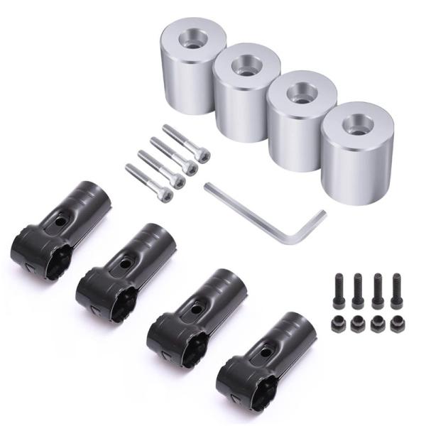 Φ28イレクターパイプ 車用ルーフキャリアバー スペーシアパイプ イレクターパイプ アタッチメント ...