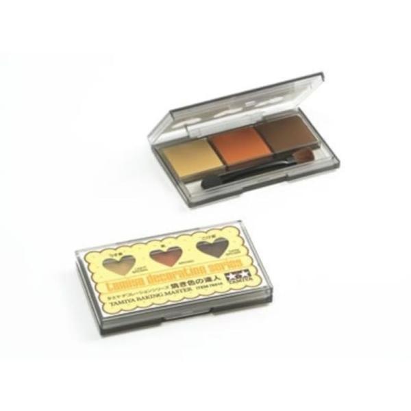タミヤ デコレーションシリーズ No.14 焼き色の達人 うす茶/茶/こげ茶 模型用着色剤 7661...