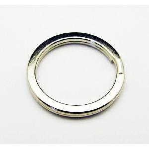 平キーリング 22mm-Ｎ ニッケル キーホルダー金具 ５０個｜smile39tk