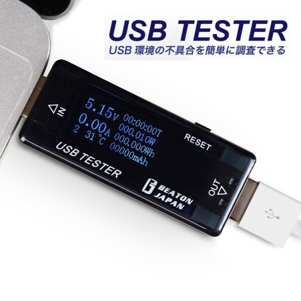 USB 電流 電圧 テスター チェッカー 4-30V 0-5A 急速充電QC2.0 QC3.0  積...