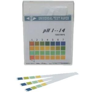 pH試験紙 スティックタイプ pH1-14 1箱(100枚)