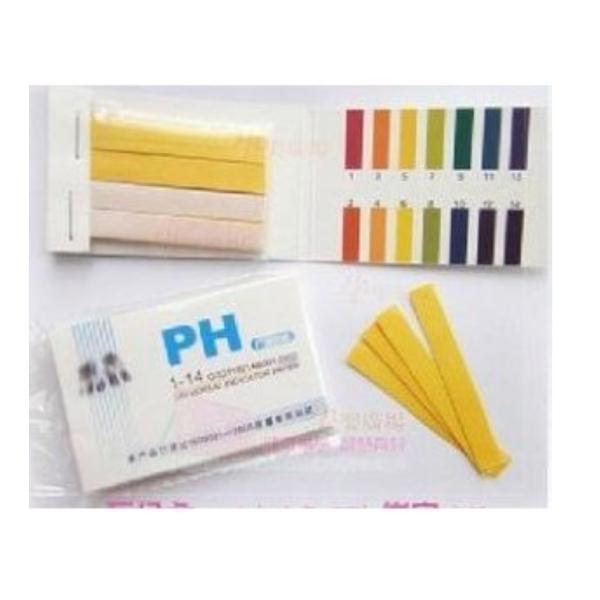 ブックタイプ pH試験紙 80枚セット リトマス試験紙 溶液テストなど色々使える pH 小学校 夏休...