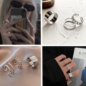 フリーサイズリング 3点セット 指輪 RNG-...の詳細画像2