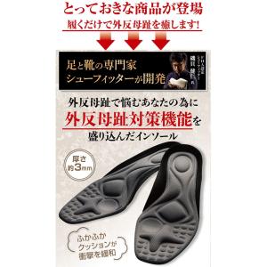 外反母趾 インソール ガイハンインソール 矯正...の詳細画像2
