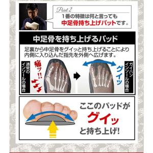 外反母趾 インソール ガイハンインソール 矯正...の詳細画像4